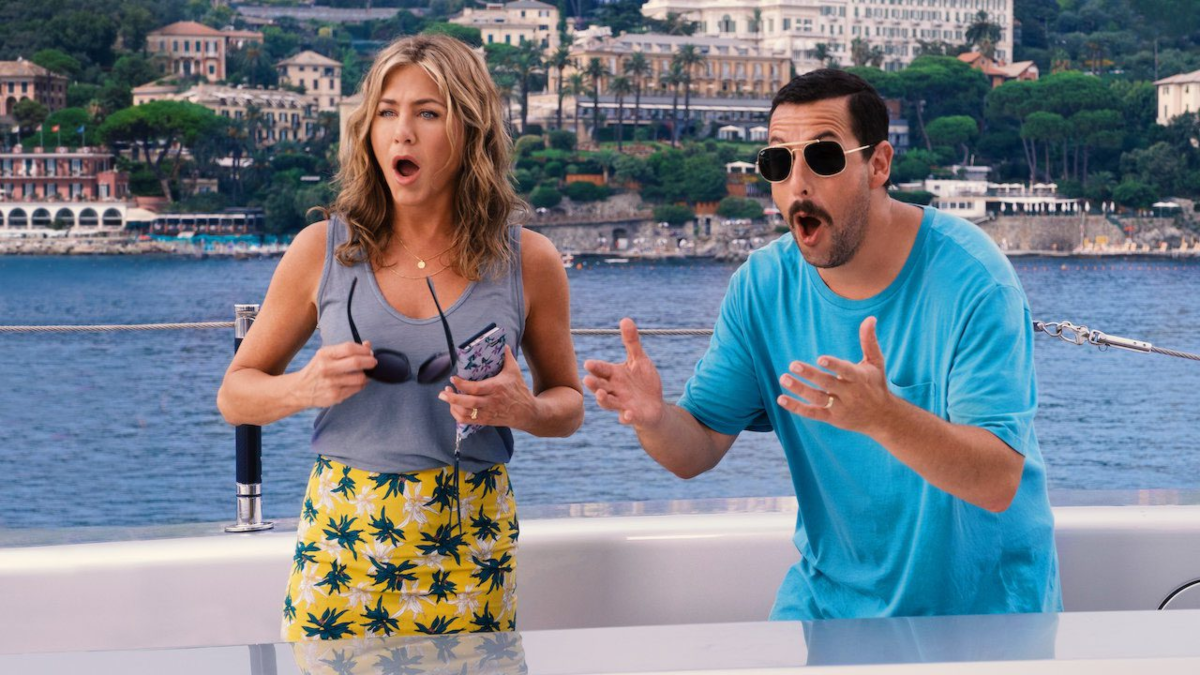 En el Caribe: Jennifer Aniston y Adam Sandler anuncian «Murder Mistery 2» |  Televisión | LOS40 Chile